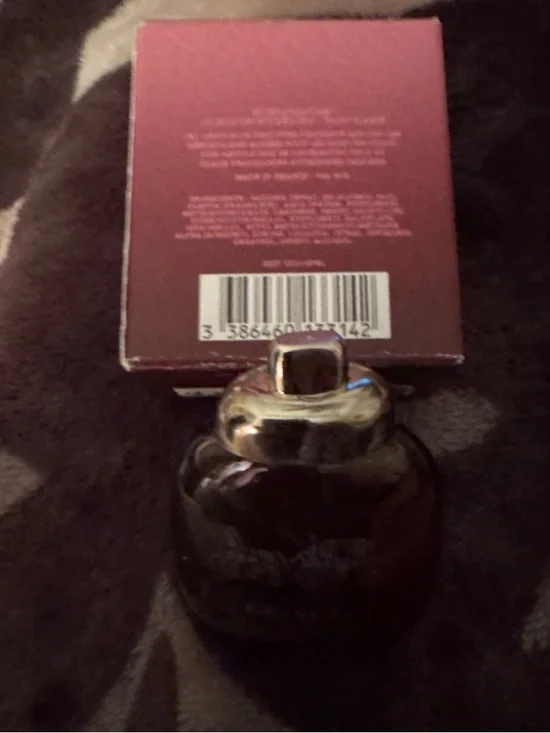 Coach Wild Rose - Dark Burgundy Glass Bottle with Gold Cap - Picture 2 of 3